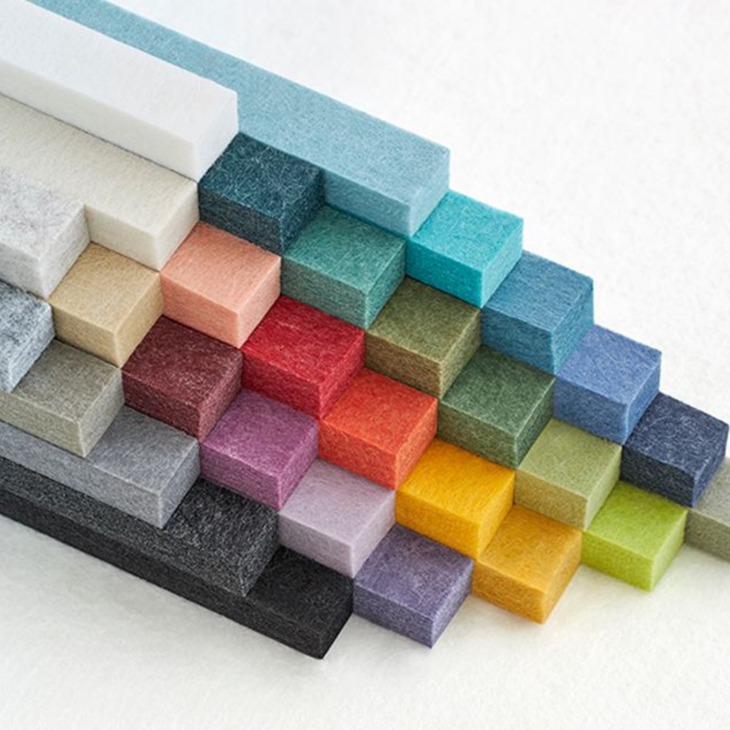 PET felt acoustic panel colour mute solid view
